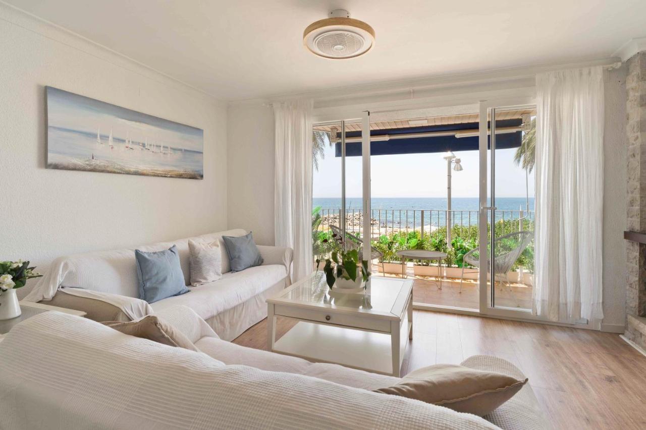 Apartamento Primera Linea De Mar Con Espectaculares Vistas Apartment Sant Pol De Mar Exterior photo