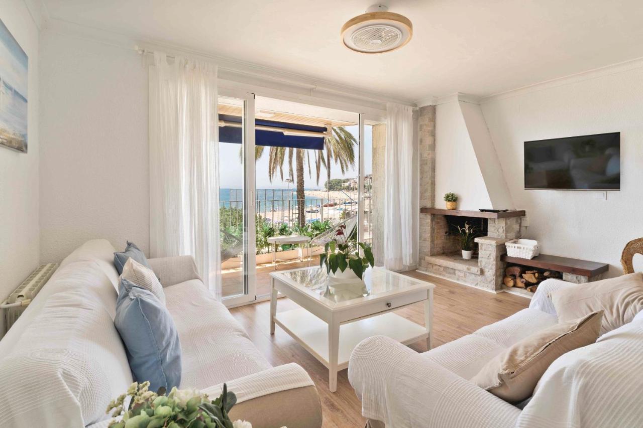 Apartamento Primera Linea De Mar Con Espectaculares Vistas Apartment Sant Pol De Mar Exterior photo